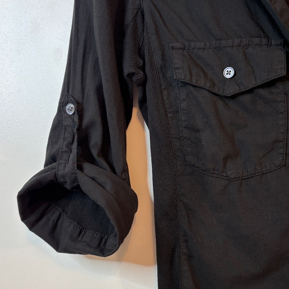 James Perse Black Button-Down Shirt - Picture 8 of 9